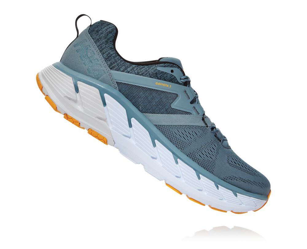 Hoka One One Gaviota 2 Moški Road Tekaški Čevlji Zelena / Temno Siva SI-847605E